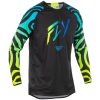 Crosströja Evolution Dst S.e. Zen Svart/blå/hi-vis Gul FLY RACING Small – miniatyr 1