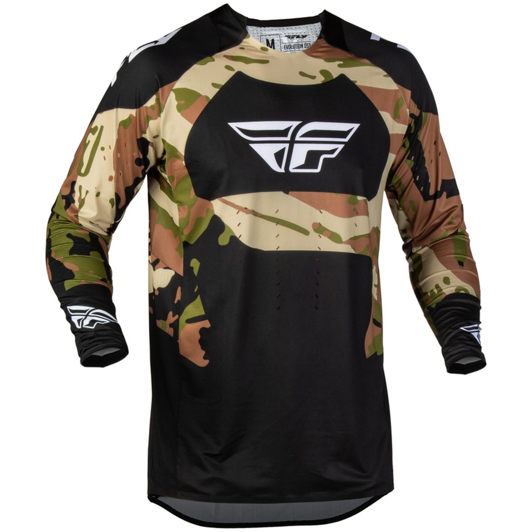 Crosströja Evolution DST Svart Kamouflage FLY RACING s