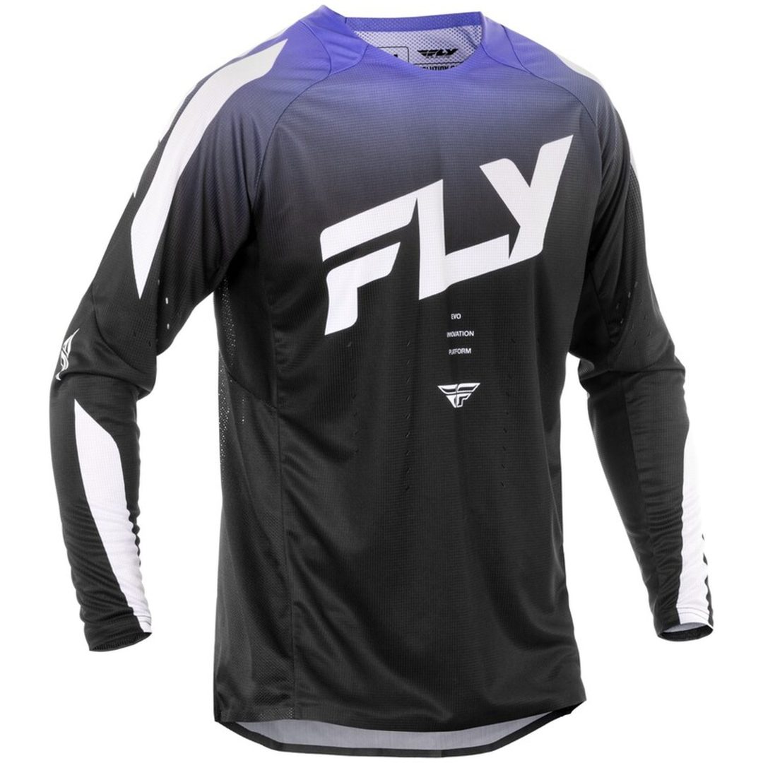Crosströja Evolution Dst Svart/vit/lila FLY RACING s