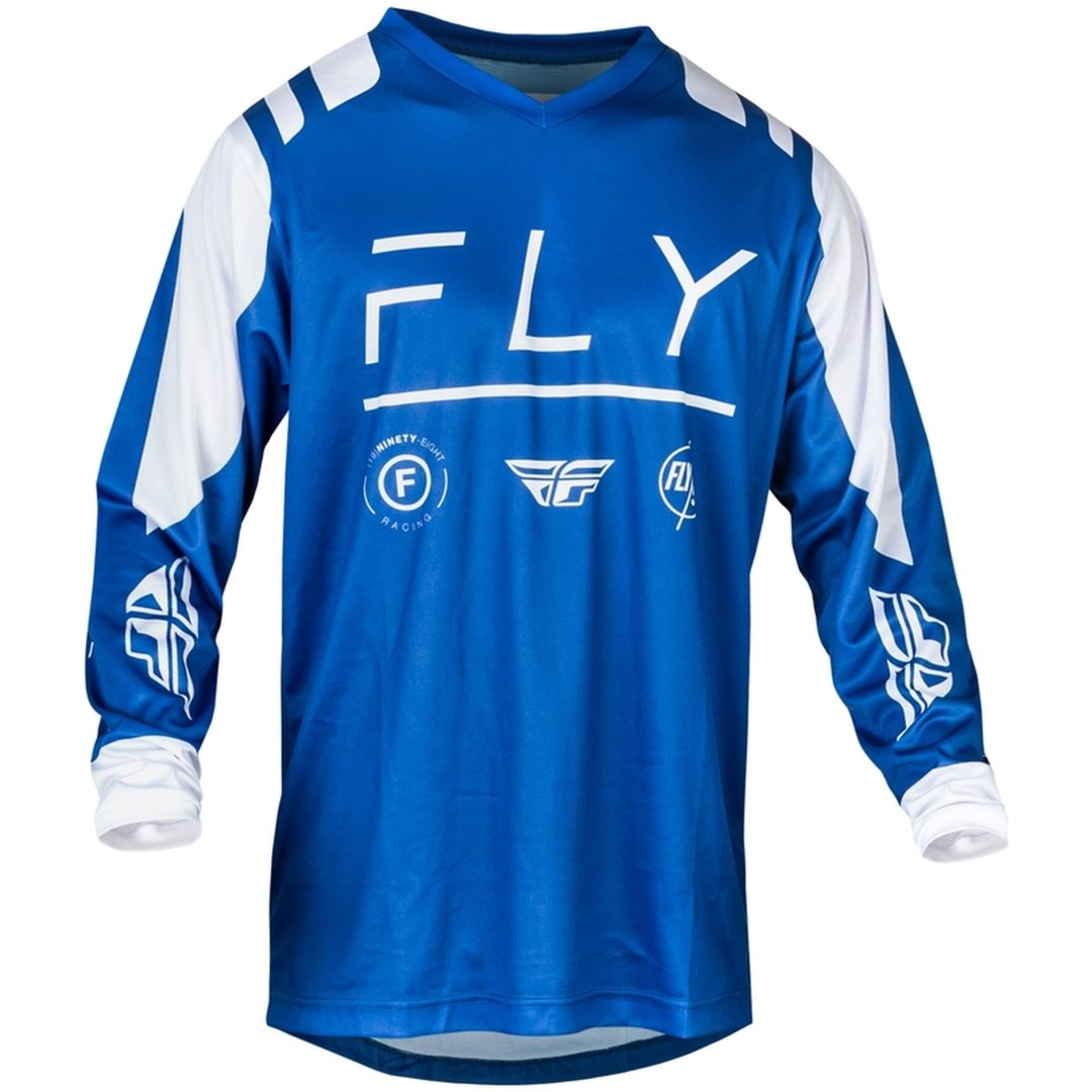 Crosströja F-16 Blå/vit FLY RACING s