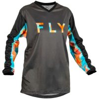 Crosströja F-16 Grå/rosa/blå FLY RACING