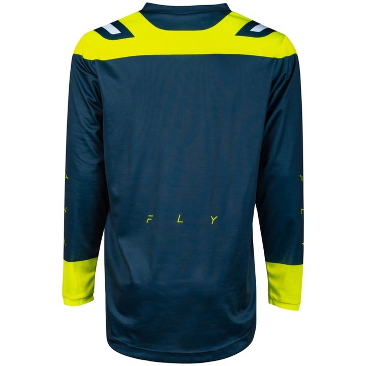 Crosströja F-16 Marinblå/hi-vis/vit FLY RACING M – bild 3