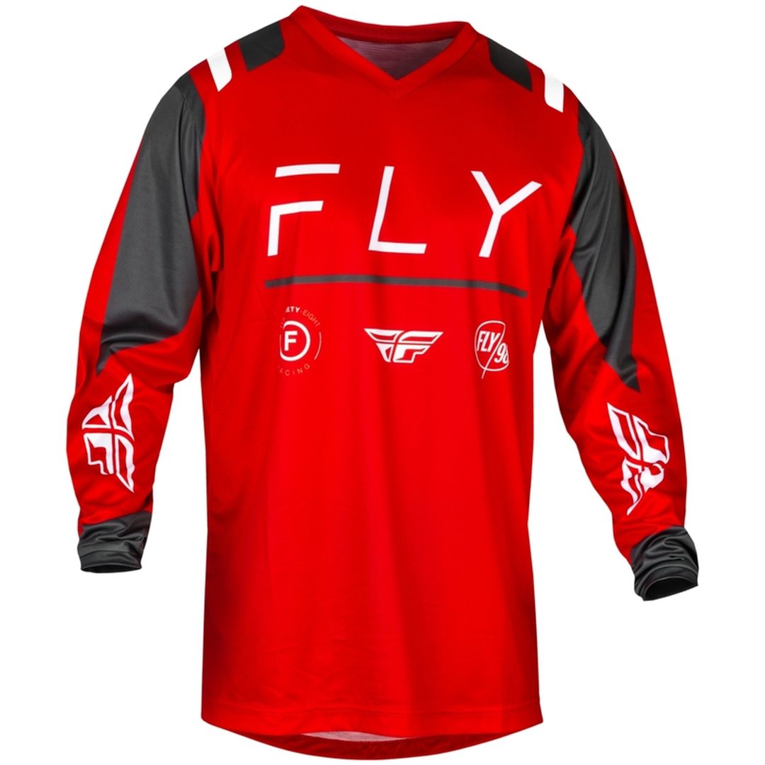 Crosströja F-16 Röd/kol/vit FLY RACING s
