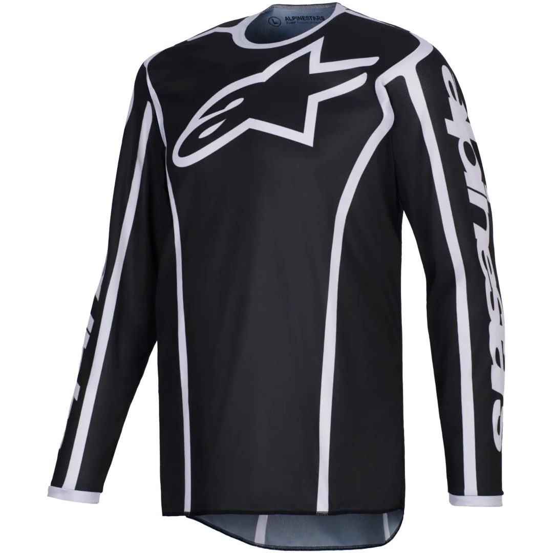 Crosströja Fluid Apex Svart Grå ALPINESTARS(MX) s