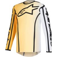 Crosströja Fluid Apex Svart Gul ALPINESTARS(MX)