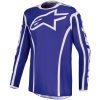 Crosströja Fluid Apex v2 Blå Vit Alpinestars s – miniatyr 1