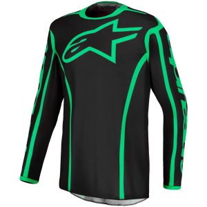 Crosströja Fluid Apex v2 Svart Neongul Alpinestars