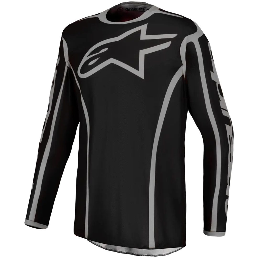 Crosströja Fluid Apex v2 Svart Silver Alpinestars 2XL