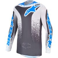 Crosströja Fluid Drag Blå Grå Vit Alpinestars