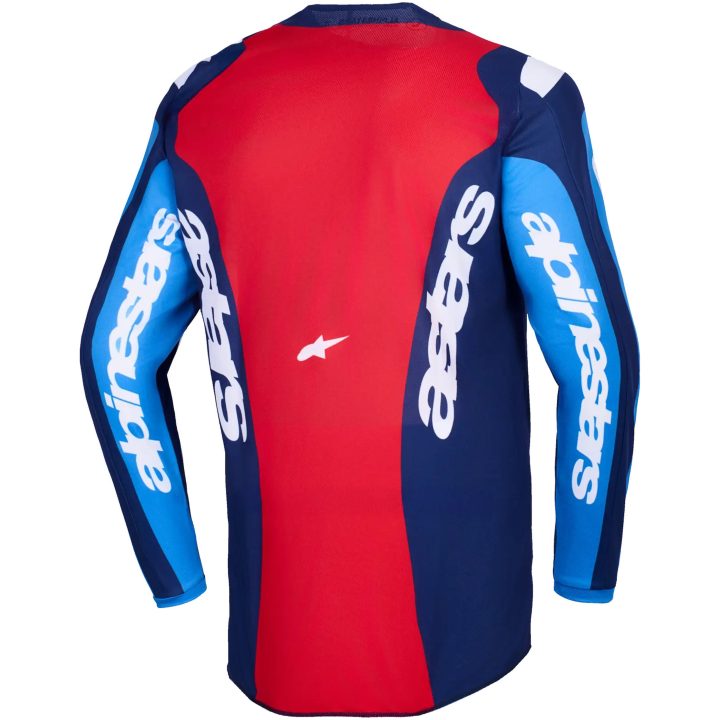 Crosströja Fluid Grid Blå Röd ALPINESTARS(MX) L – bild 2