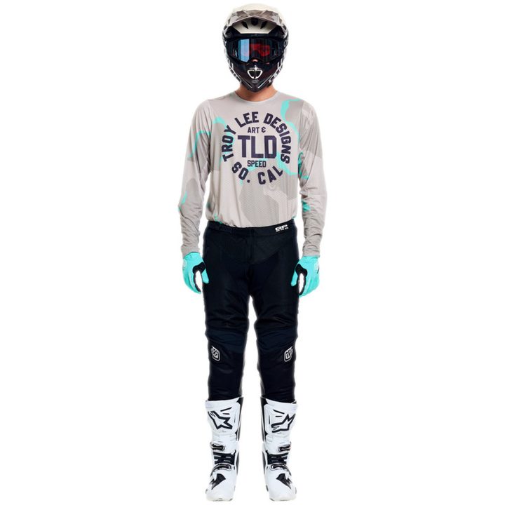 Crosströja GP Pro Air Camo Aqua Desert Blå Grå TROY LEE DESIGNS s – bild 6