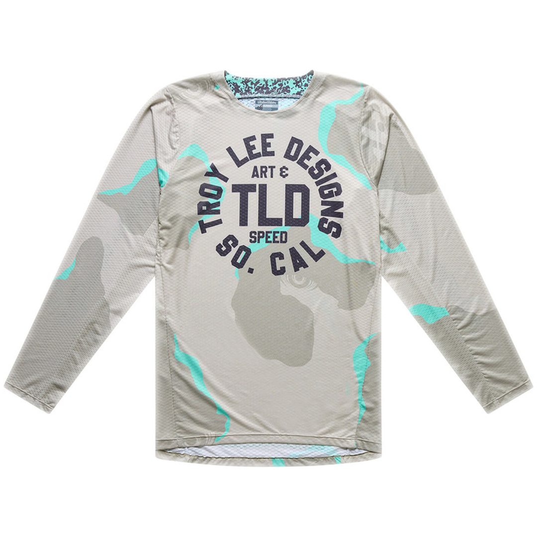 Crosströja GP Pro Air Camo Aqua Desert Blå Grå TROY LEE DESIGNS s