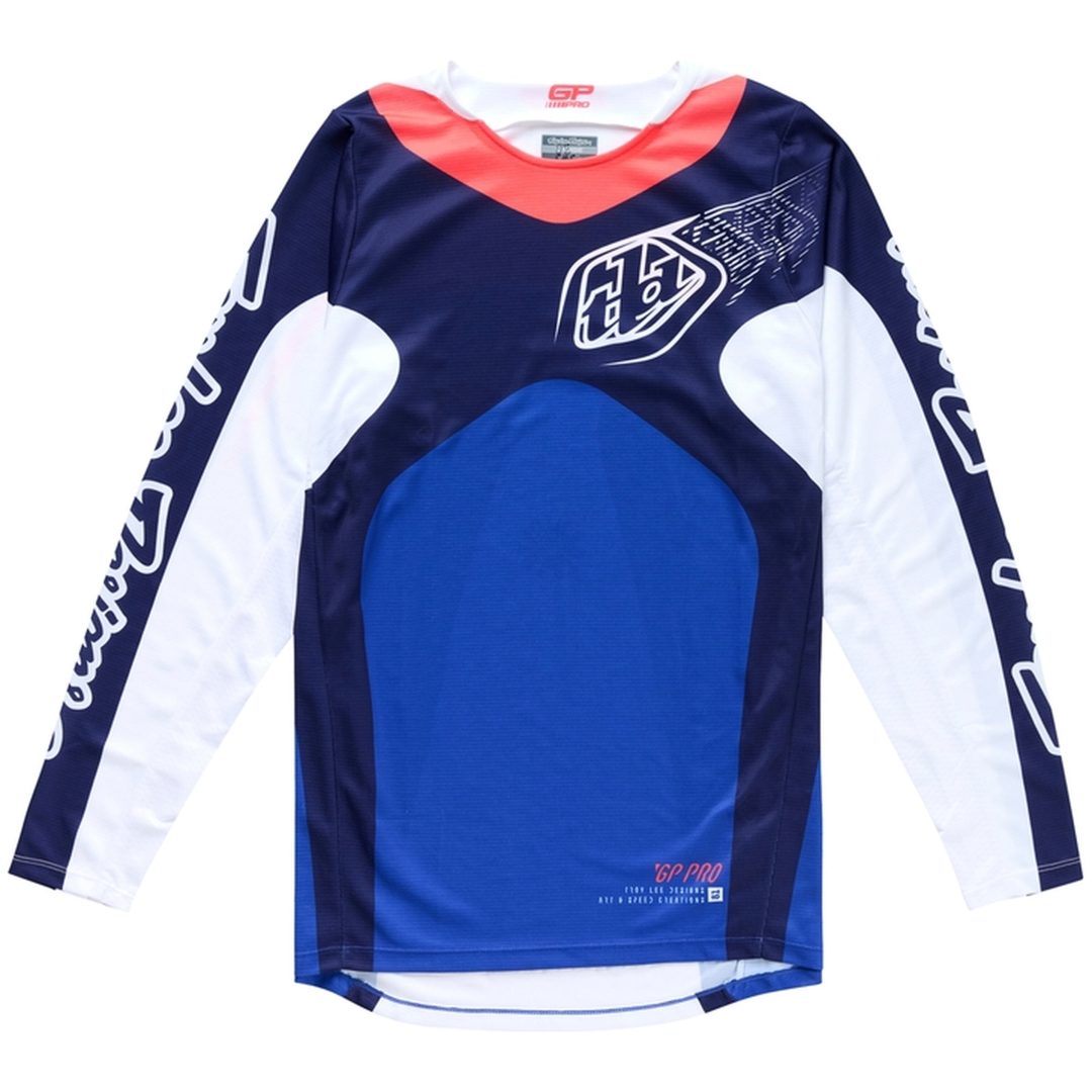 Crosströja GP Pro Frames Marinblå/Vit TROY LEE DESIGNS Medium