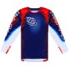 Crosströja GP Pro Imprint Blå Orange TROY LEE DESIGNS s – miniatyr 1