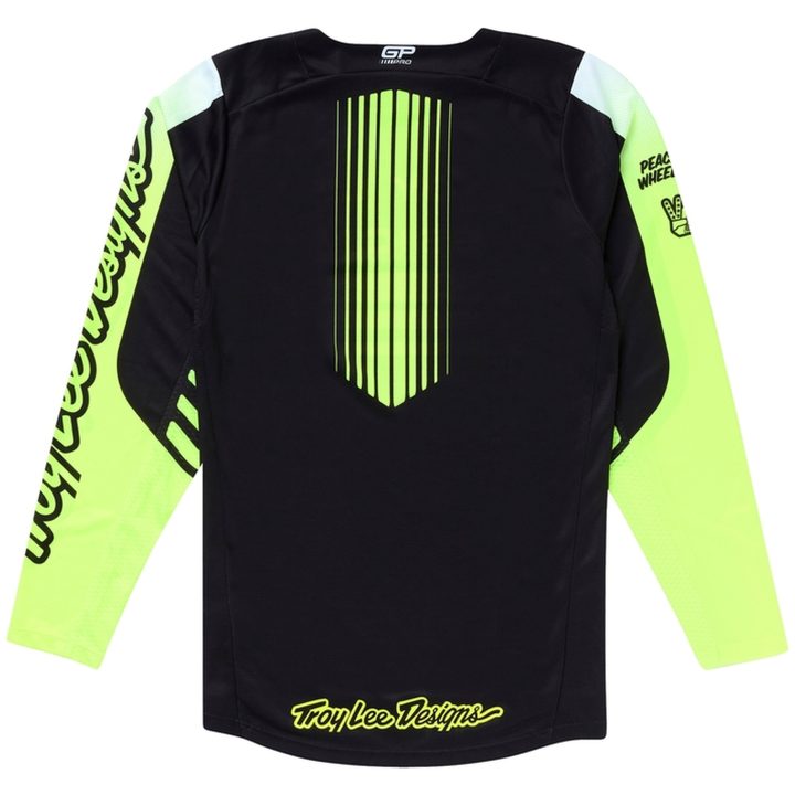 Crosströja GP Pro Segment Svart/Gul TROY LEE DESIGNS Medium – bild 2