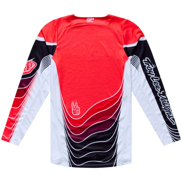 Crosströja GP Pro Stagger Svart Röd TROY LEE DESIGNS XXL – bild 3