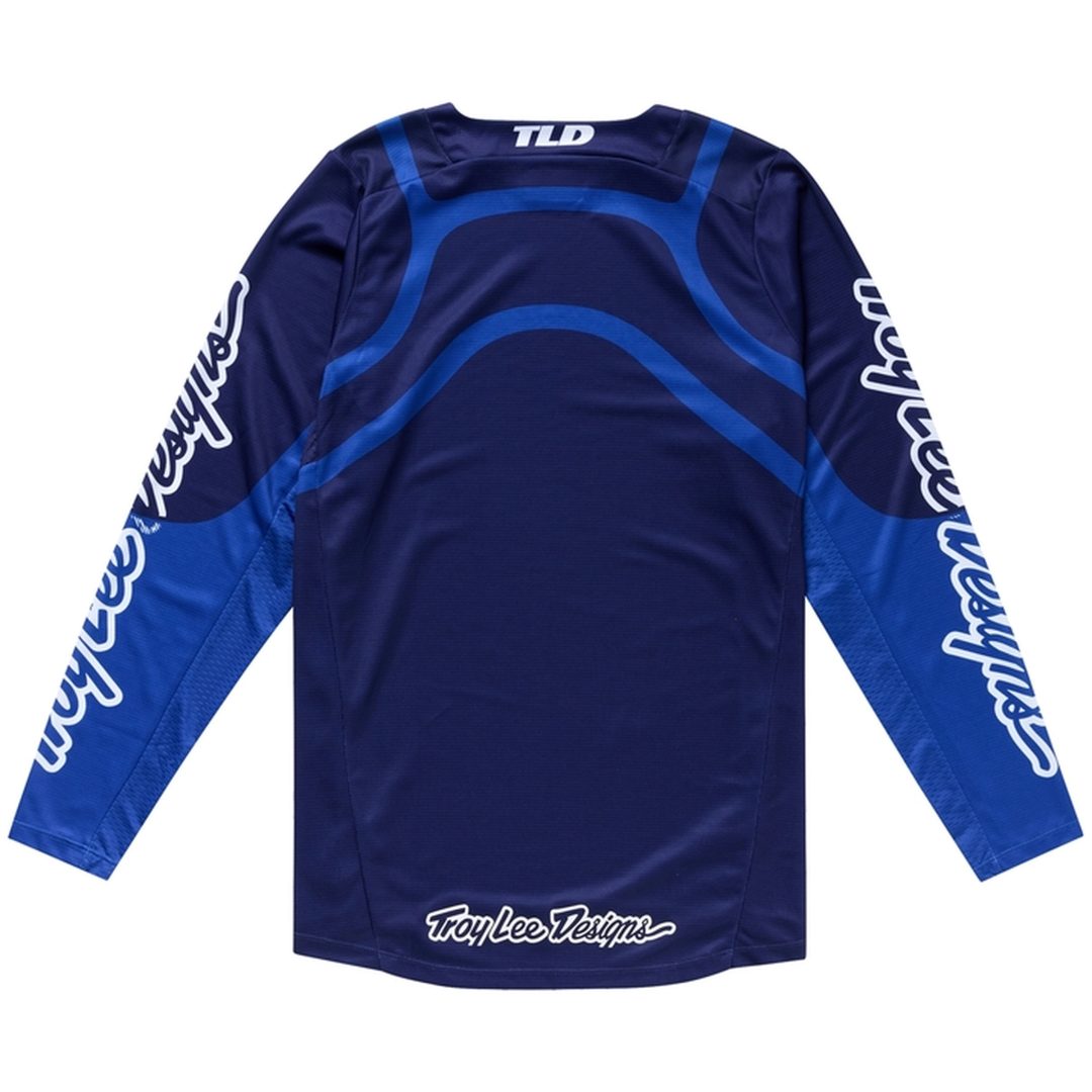 Crosströja GP Pro Swerve Marinblå/Blå TROY LEE DESIGNS Small – bild 2