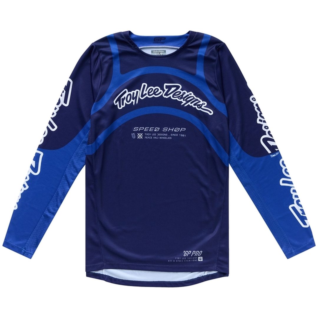 Crosströja GP Pro Swerve Marinblå/Blå TROY LEE DESIGNS Small