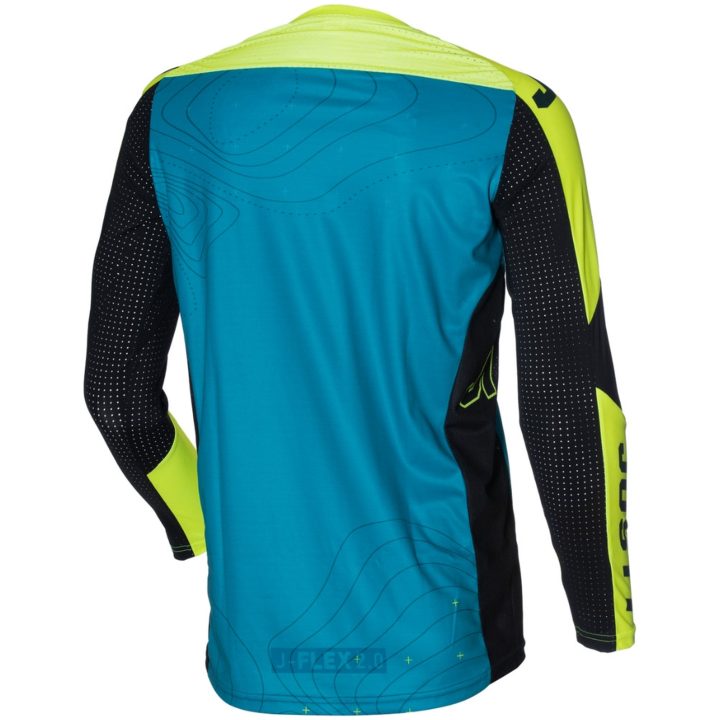 Crosströja J-Flex 2.0 Frontier Teal Svart/Gul Fluo Just 1 XL – bild 2