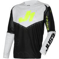 Crosströja J-Force Hexa Svart/Vit/Gul Fluo Just 1