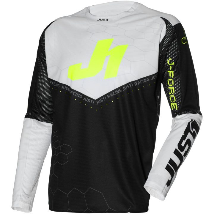 Crosströja J-Force Hexa Svart/Vit/Gul Fluo Just 1 M – bild 2