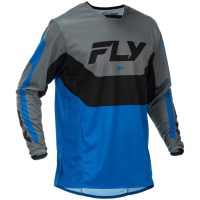 Crosströja Kinetic Blå/Grå/Svart FLY RACING