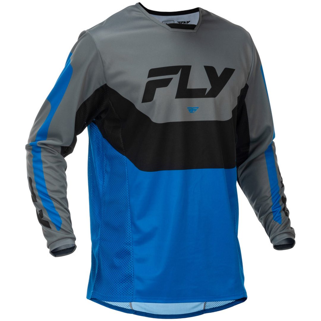 Crosströja Kinetic Blå/Grå/Svart FLY RACING XXL