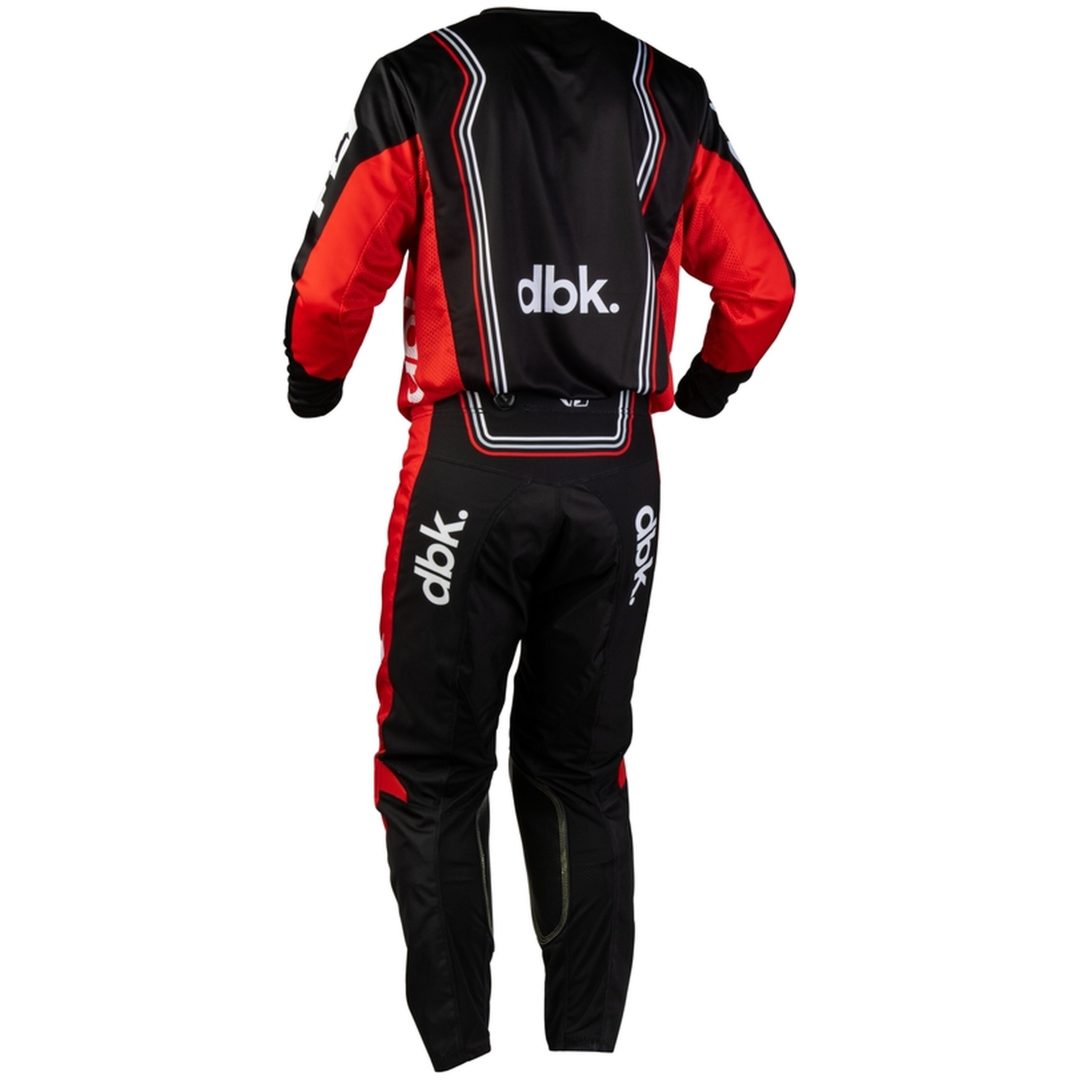 Crosströja Kinetic DBK Svart Röd Vit FLY RACING s – bild 4