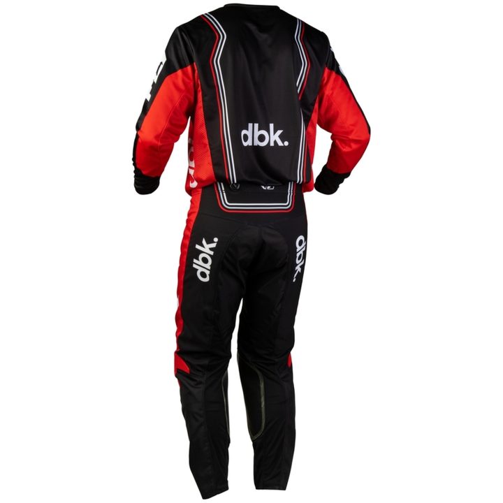 Crosströja Kinetic DBK Svart Röd Vit FLY RACING s – bild 4