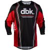 Crosströja Kinetic DBK Svart Röd Vit FLY RACING s – miniatyr 1