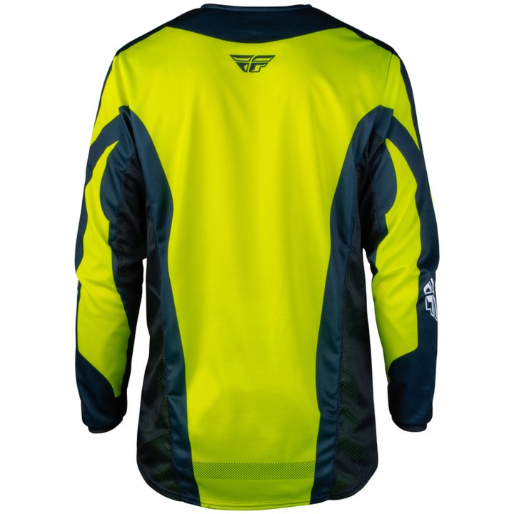 Crosströja Kinetic Fade Neongul Blå Vit FLY RACING s – bild 2