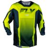 Crosströja Kinetic Fade Neongul Blå Vit FLY RACING s – miniatyr 1