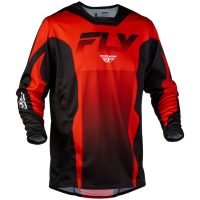 Crosströja Kinetic Fade Röd Svart Vit FLY RACING