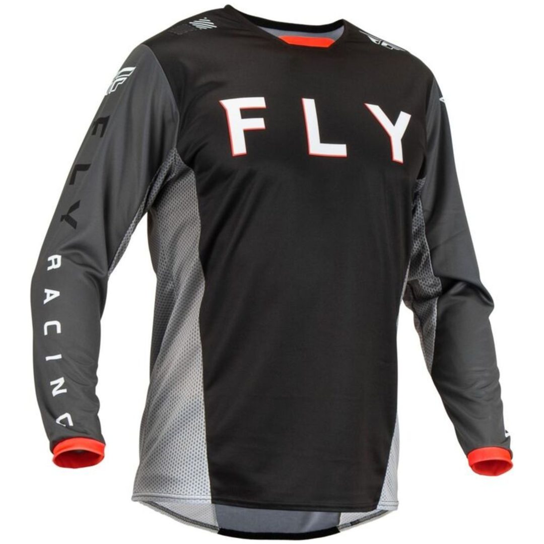 Crosströja Kinetic Kore Svart/grå FLY RACING M