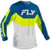 Crosströja Kinetic Mesh Blå Neongul Vit FLY RACING s – miniatyr 1