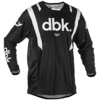 Crosströja Kinetic Mesh Dbk Svart/vit FLY RACING