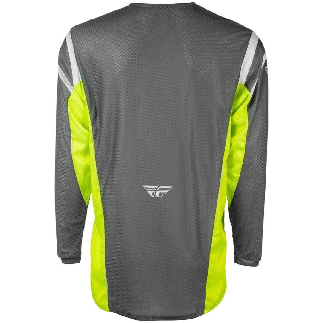 Crosströja Kinetic Mesh Grå/gul FLY RACING Small – bild 2