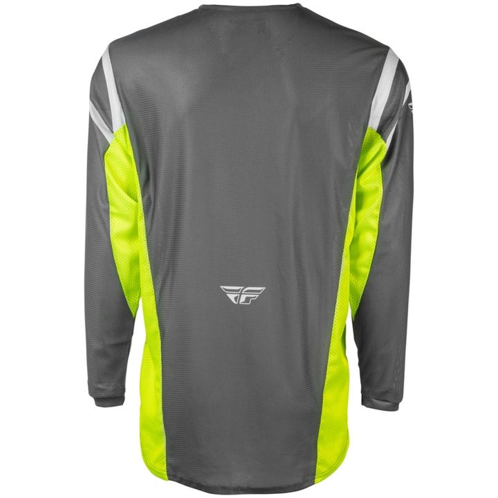 Crosströja Kinetic Mesh Grå/gul FLY RACING Small – bild 2