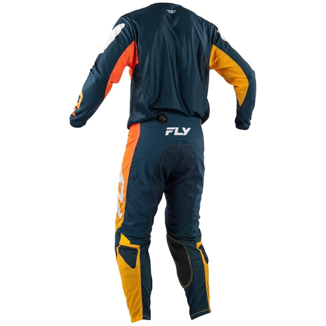 Crosströja Kinetic Mesh Marinblå Orange FLY RACING s – bild 4