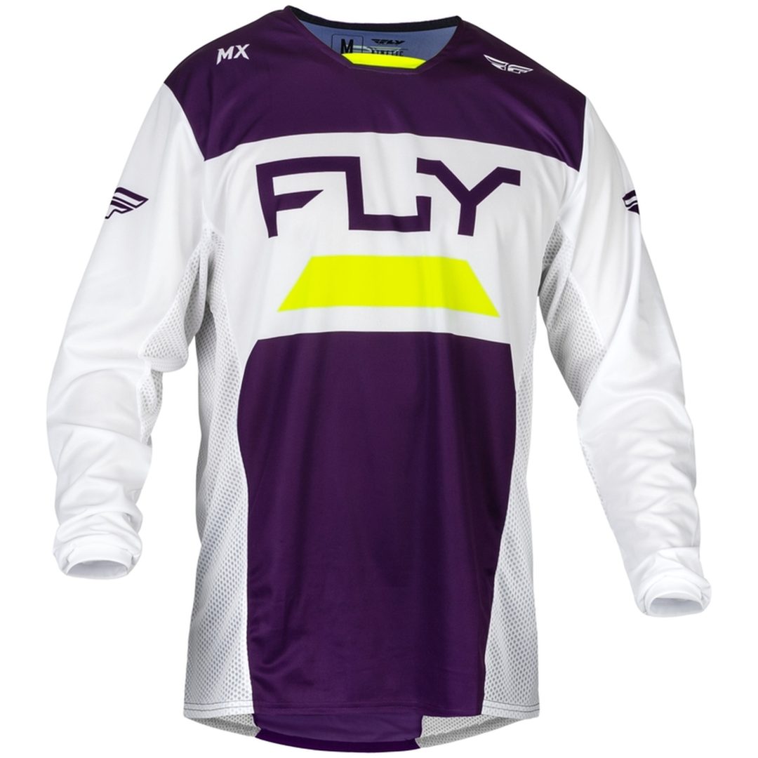 Crosströja Kinetic Reload Lila/vit/hi-vis FLY RACING XL