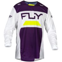 Crosströja Kinetic Reload Lila/vit/hi-vis FLY RACING