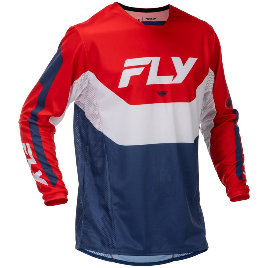 Crosströja Kinetic Röd/Vit/Blå FLY RACING 2XL
