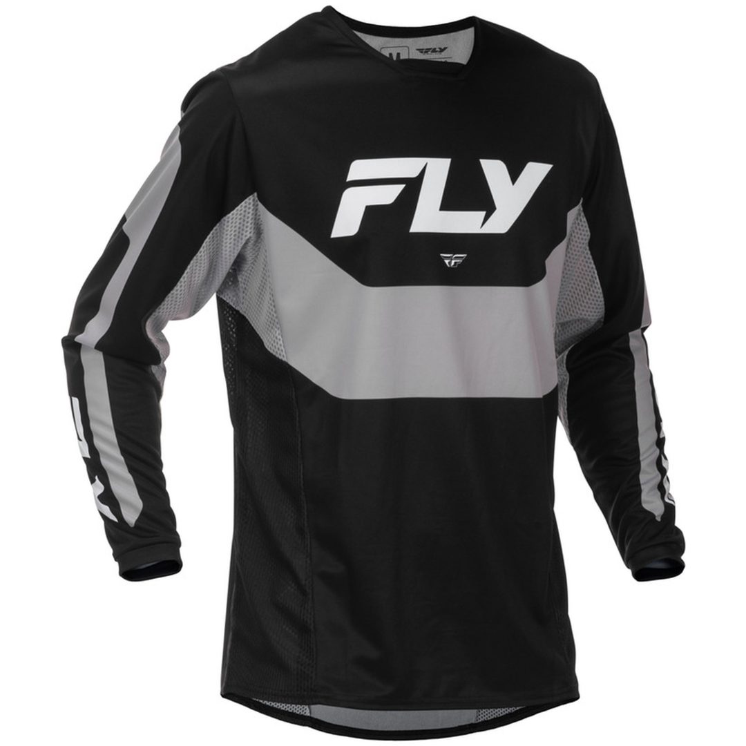 Crosströja Kinetic Svart/Grå FLY RACING XXL