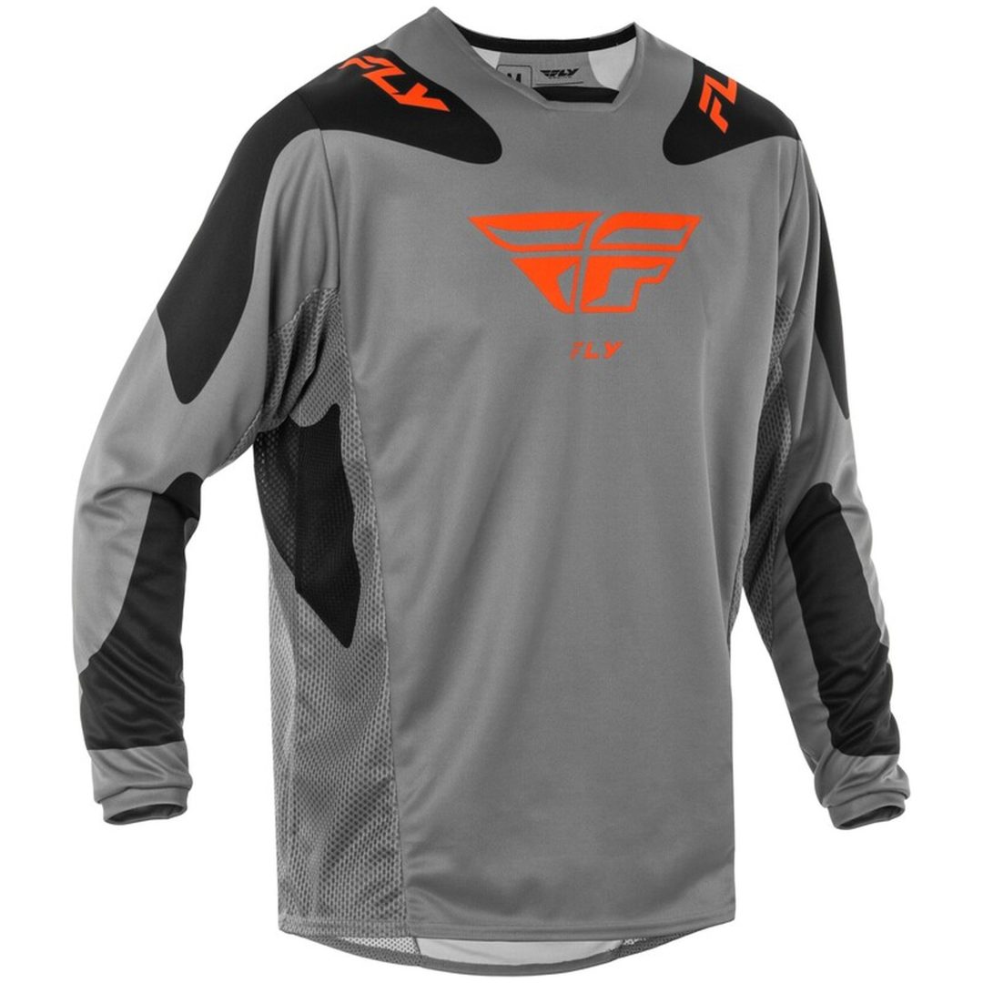 Crosströja Kinetic Sym Grå/orange/svart FLY RACING s