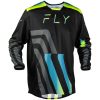 Crosströja Kinetic Volt Svart Blå Grå FLY RACING s – miniatyr 1