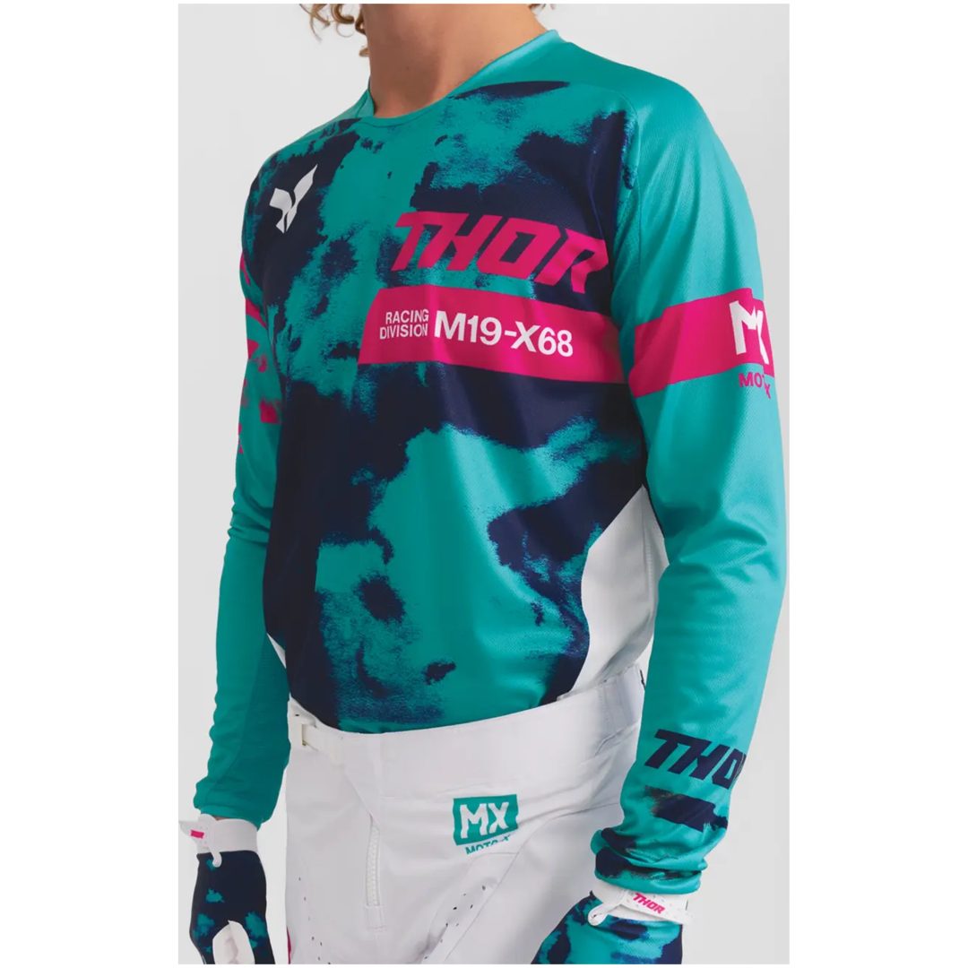 Crosströja Launchmode Bleach Aqua THOR M – bild 5