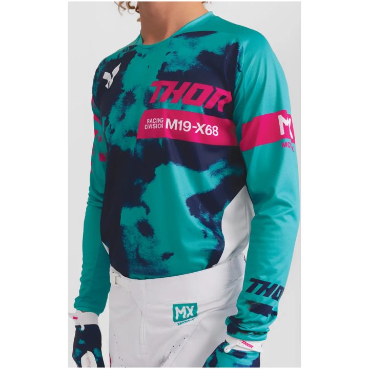 Crosströja Launchmode Bleach Aqua THOR M – bild 5