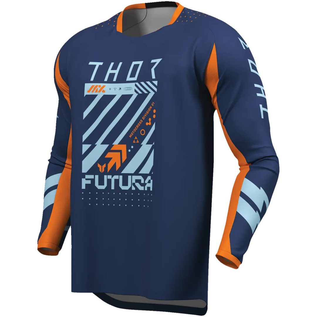 Crosströja Launchmode Futura Blå THOR 3XL – bild 2