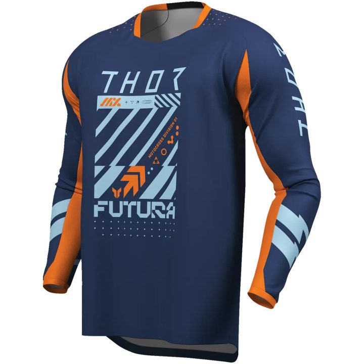 Crosströja Launchmode Futura Blå THOR 3XL – bild 2