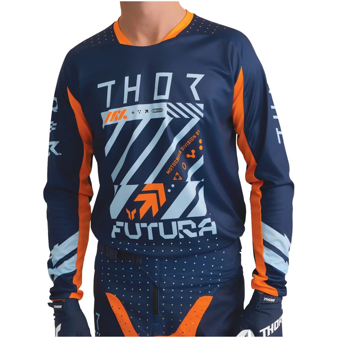 Crosströja Launchmode Futura Blå THOR 3XL – bild 7